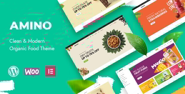 Amino - Organic & Food WordPress Theme Logo